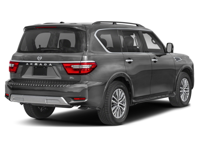 Rear view of a gray 2024 Nissan Armada. | Nissan dealer in Norfolk, VA | Banister Nissan of Norfolk
