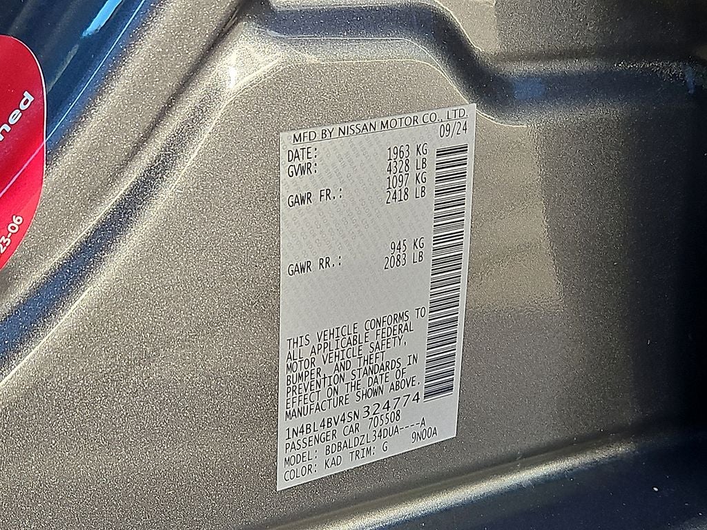 2025 Nissan Altima S