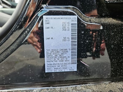 2026 Nissan Altima SV