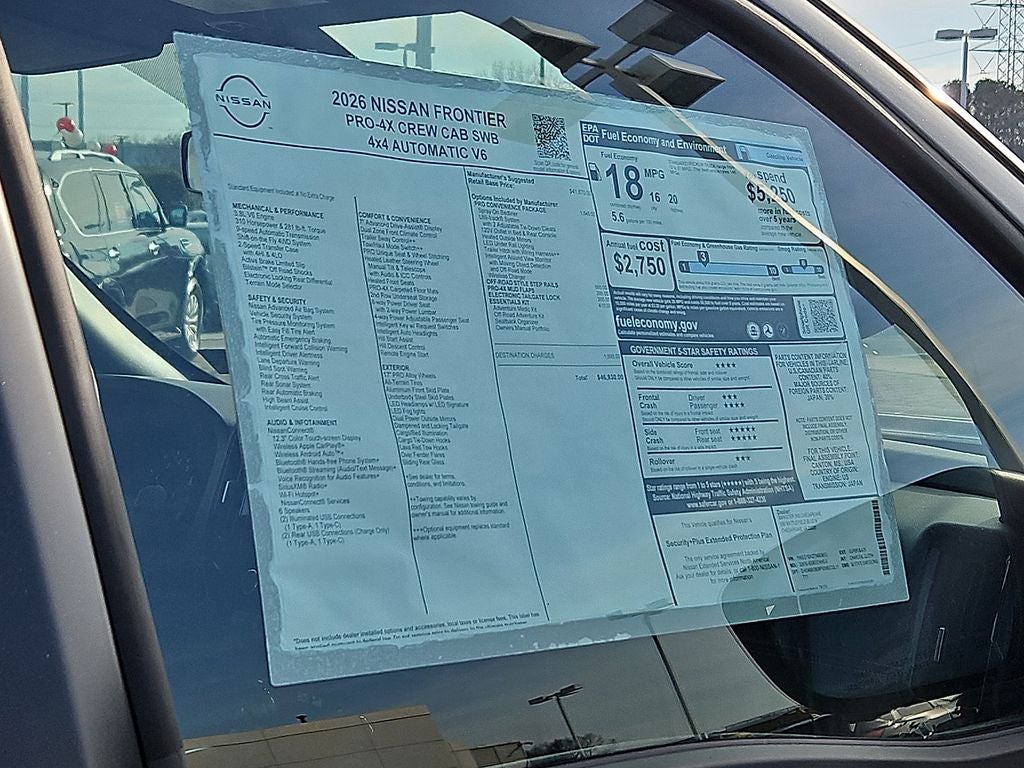 2026 Nissan Frontier PRO-4X