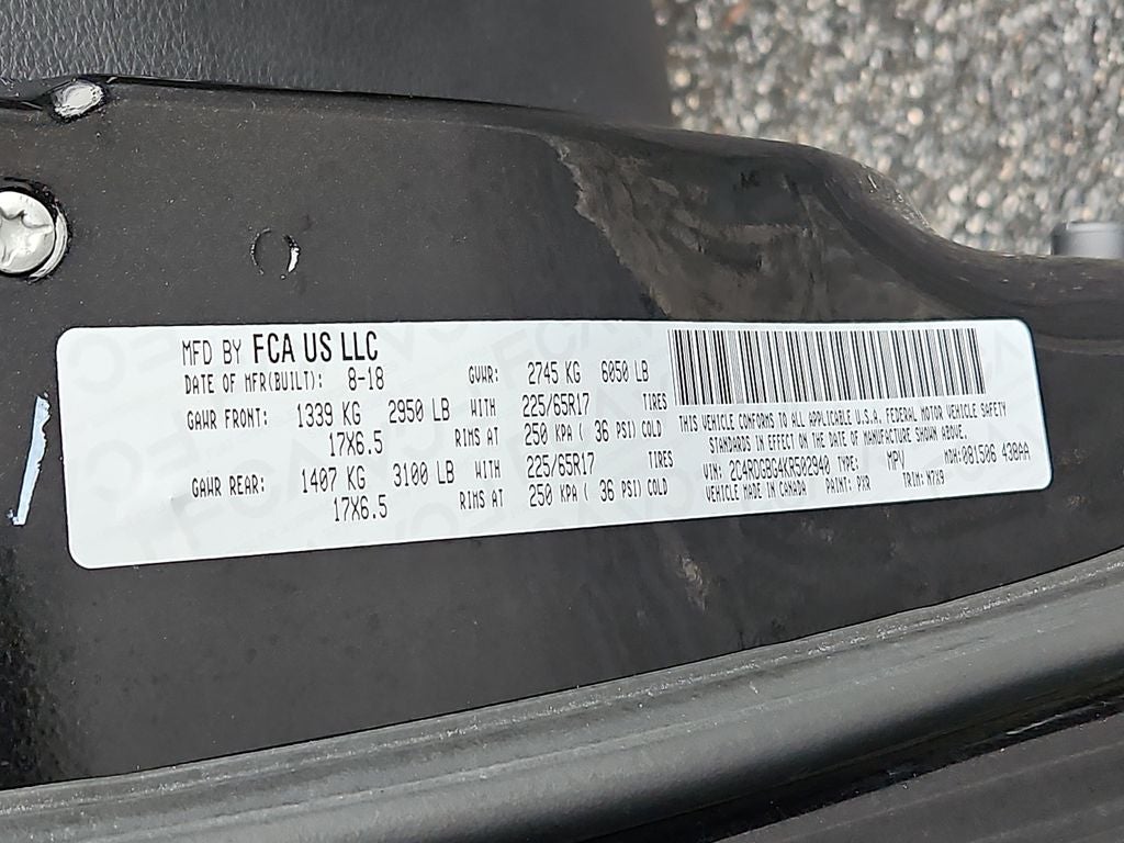 2019 Dodge Grand Caravan SE Plus