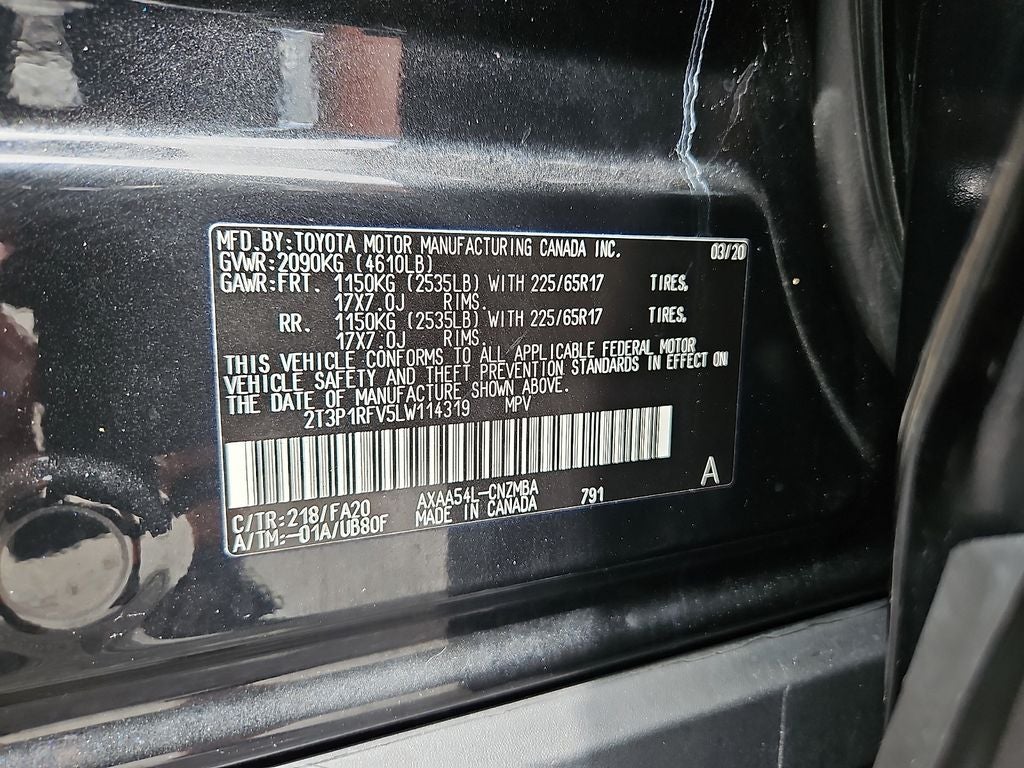 2020 Toyota RAV4 XLE