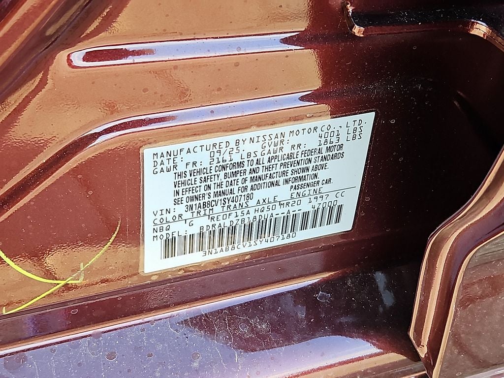 2025 Nissan Sentra SV