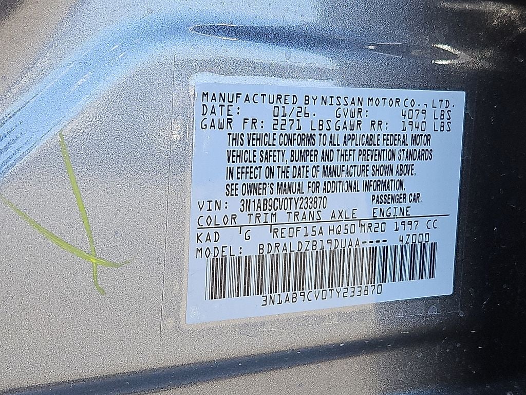 2026 Nissan Sentra SV