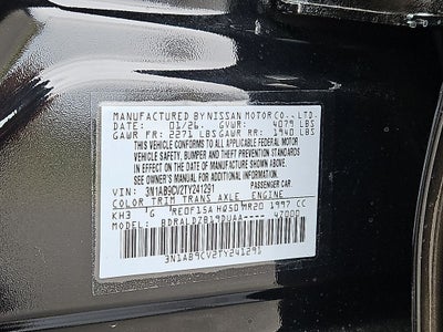 2026 Nissan Sentra SV