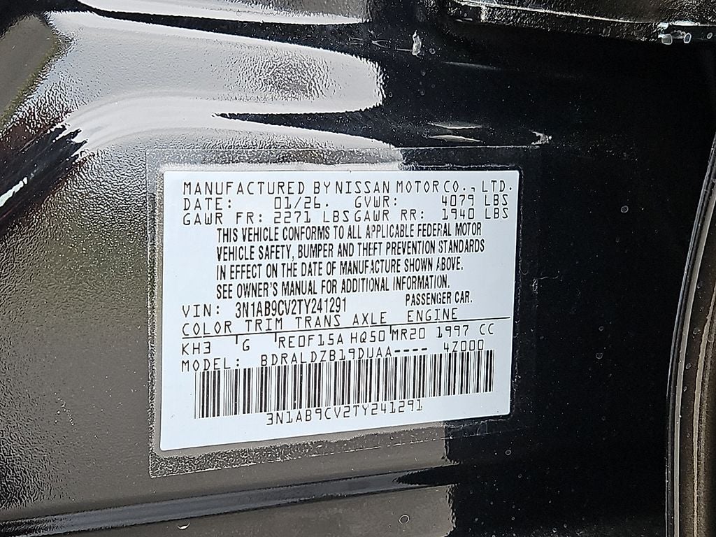 2026 Nissan Sentra SV