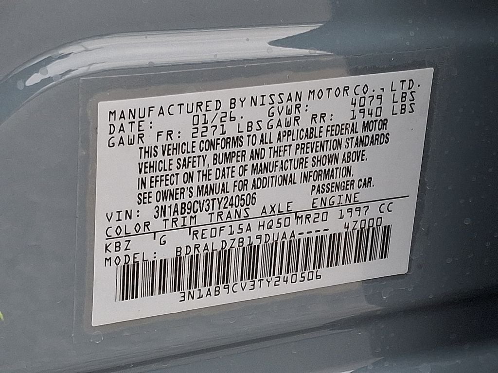 2026 Nissan Sentra SV