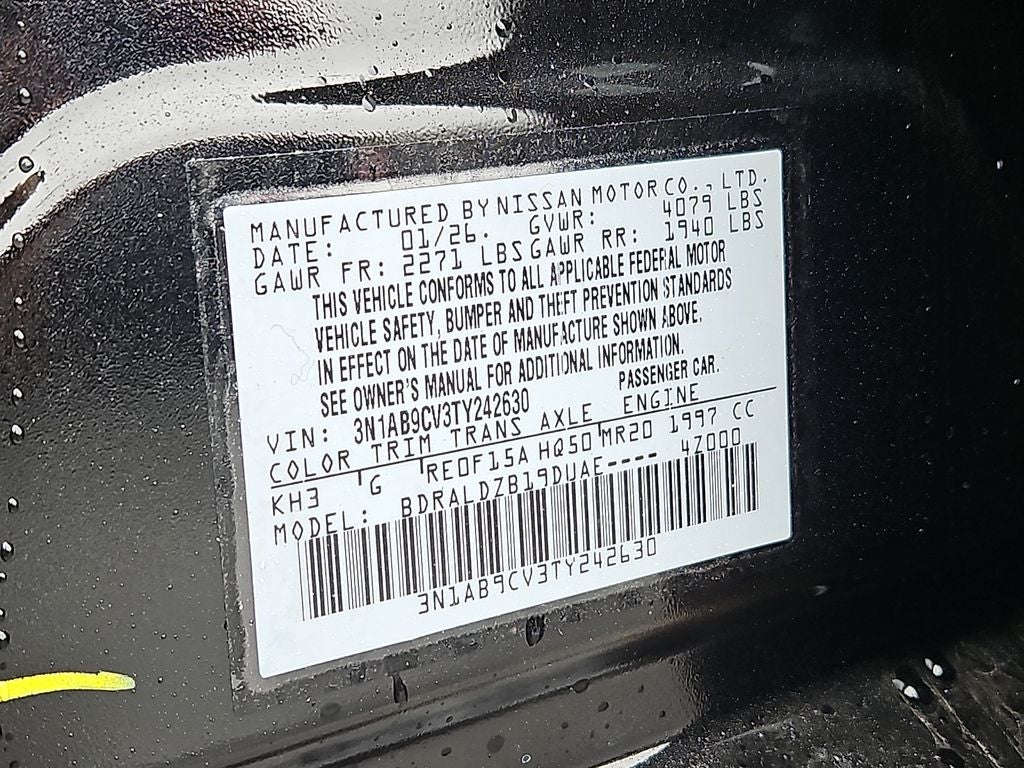 2026 Nissan Sentra SV