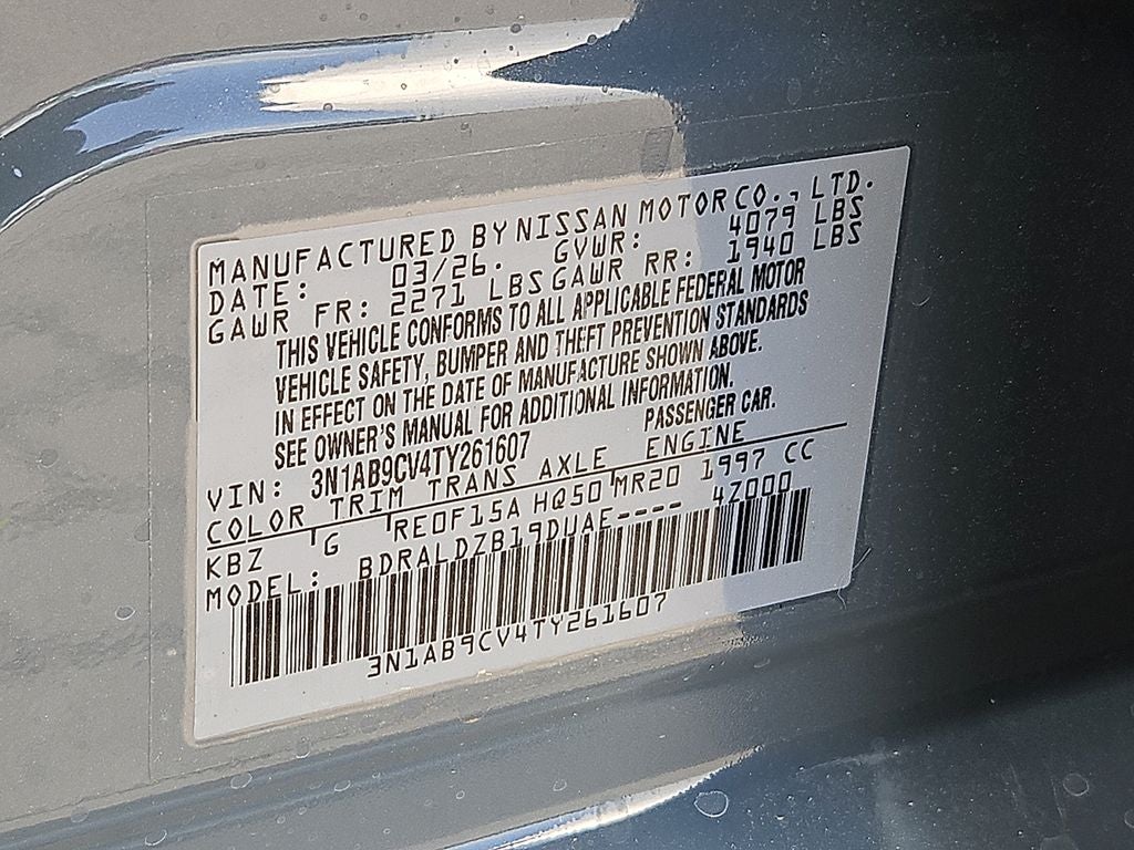 2026 Nissan Sentra SV