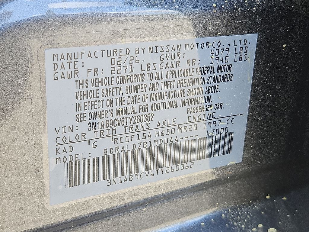 2026 Nissan Sentra SV