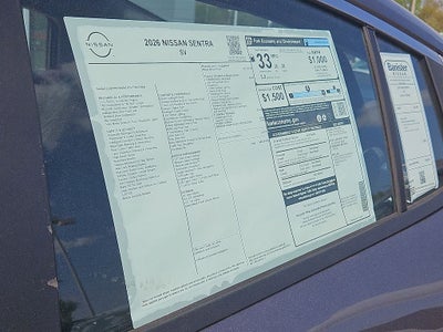 2026 Nissan Sentra SV