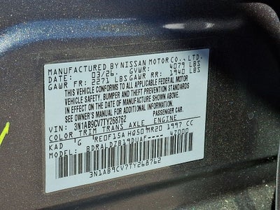2026 Nissan Sentra SV