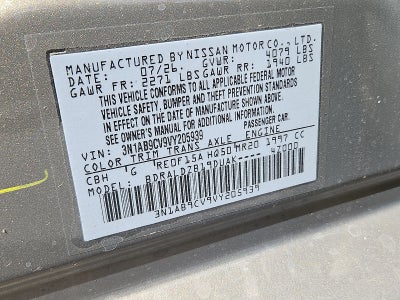 2027 Nissan Sentra SV
