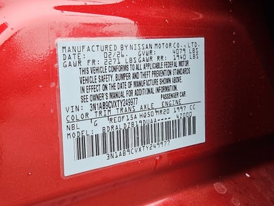 2026 Nissan Sentra SV