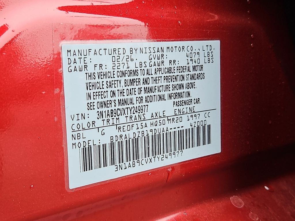 2026 Nissan Sentra SV