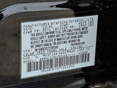 2026 Nissan Sentra SV