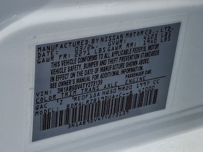 2026 Nissan Sentra SR