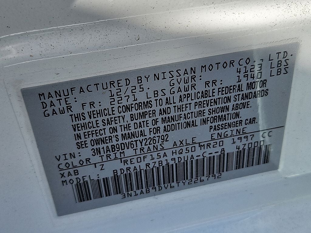 2026 Nissan Sentra SR