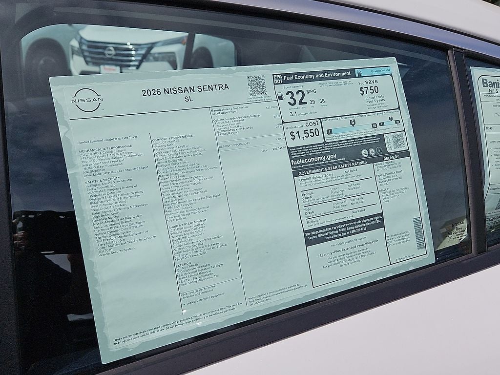 2026 Nissan Sentra SL