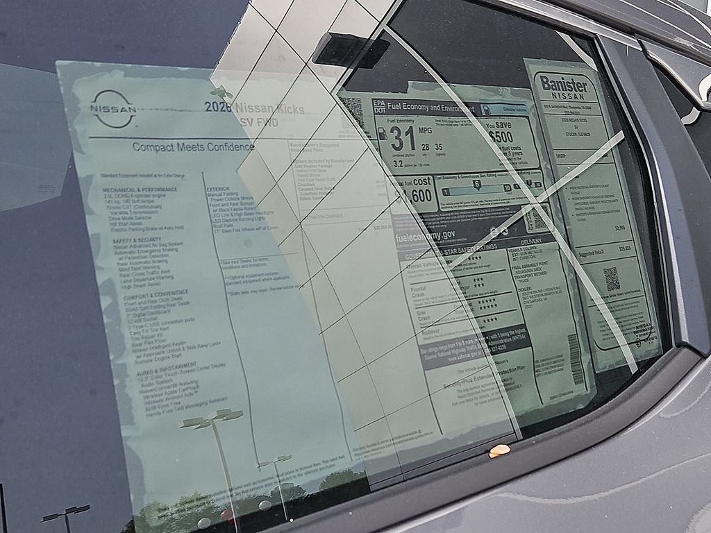 2026 Nissan Kicks SV