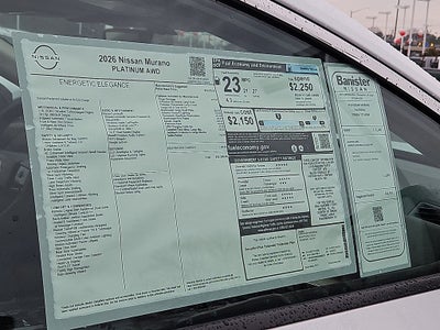2026 Nissan Murano Platinum