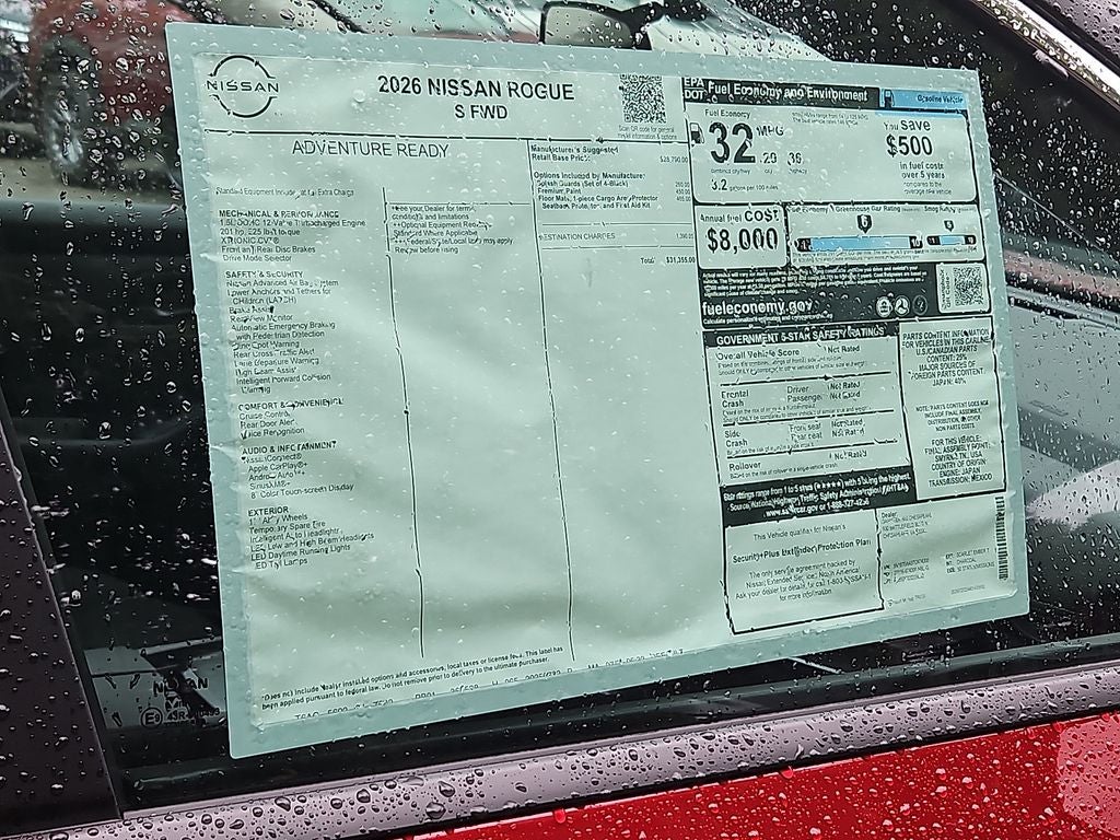 2026 Nissan Rogue S