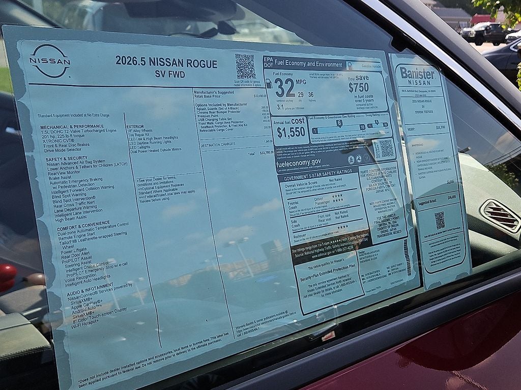2026 Nissan Rogue SV