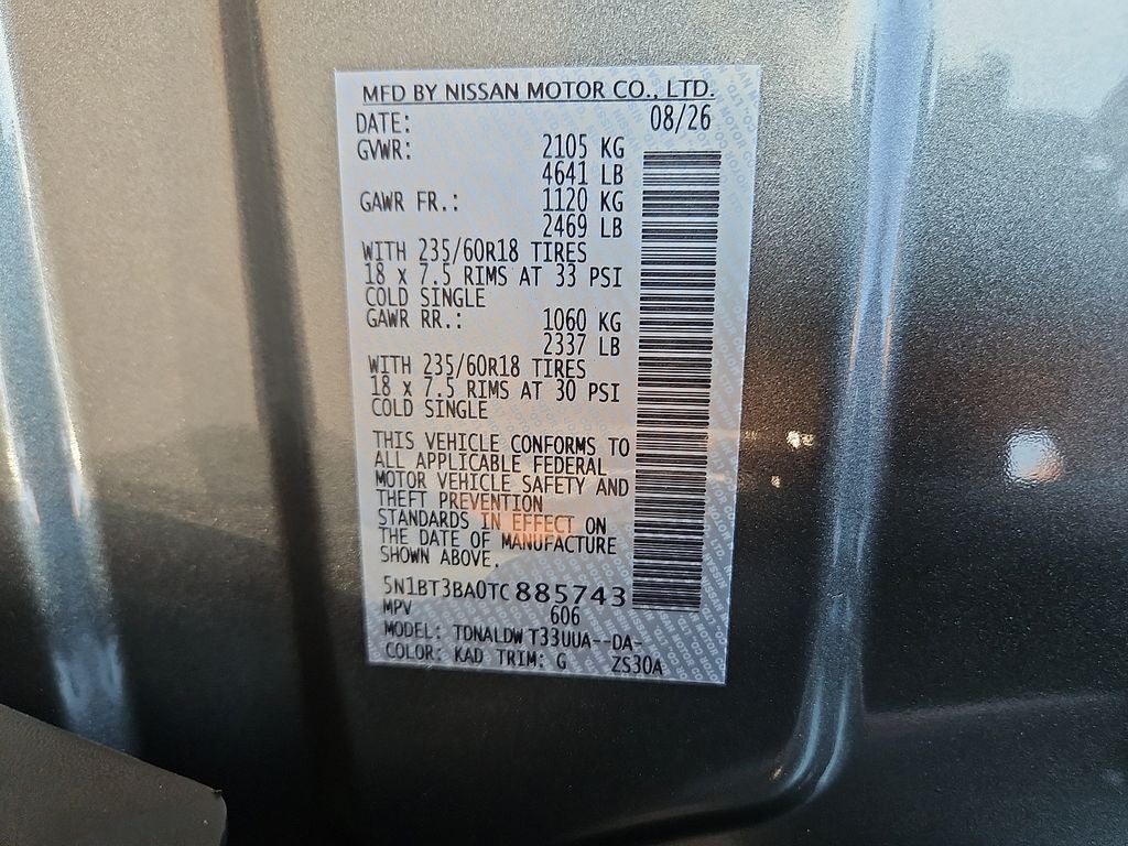 2026 Nissan Rogue SV