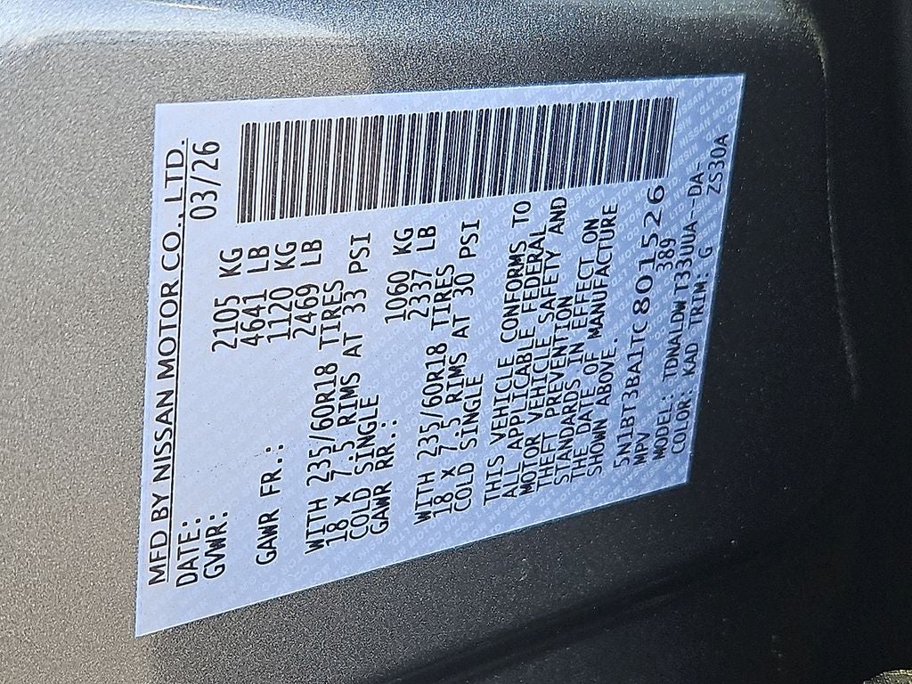 2026 Nissan Rogue SV