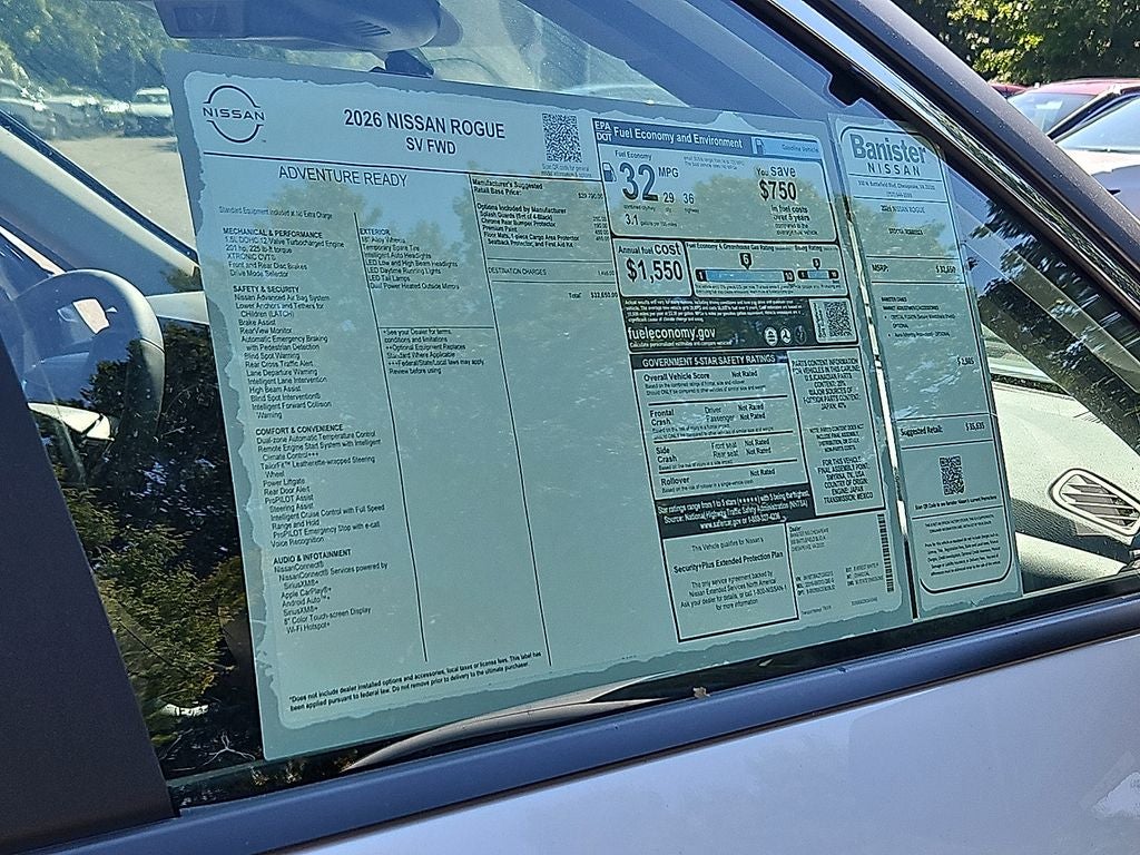 2026 Nissan Rogue SV