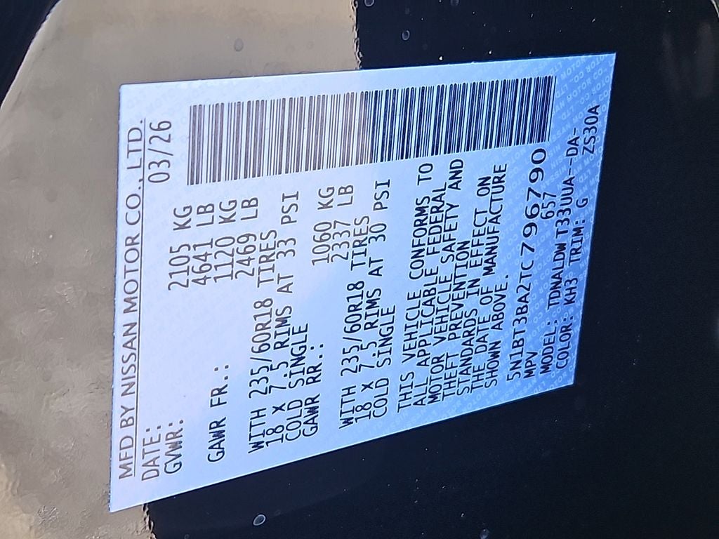 2026 Nissan Rogue SV