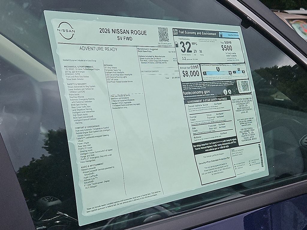 2026 Nissan Rogue SV