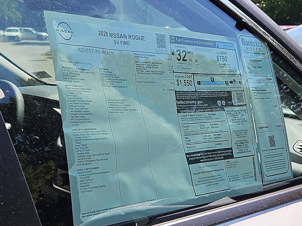 2026 Nissan Rogue SV