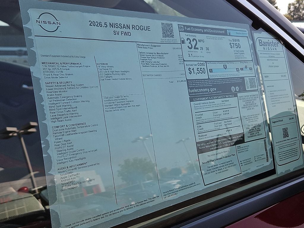 2026 Nissan Rogue SV