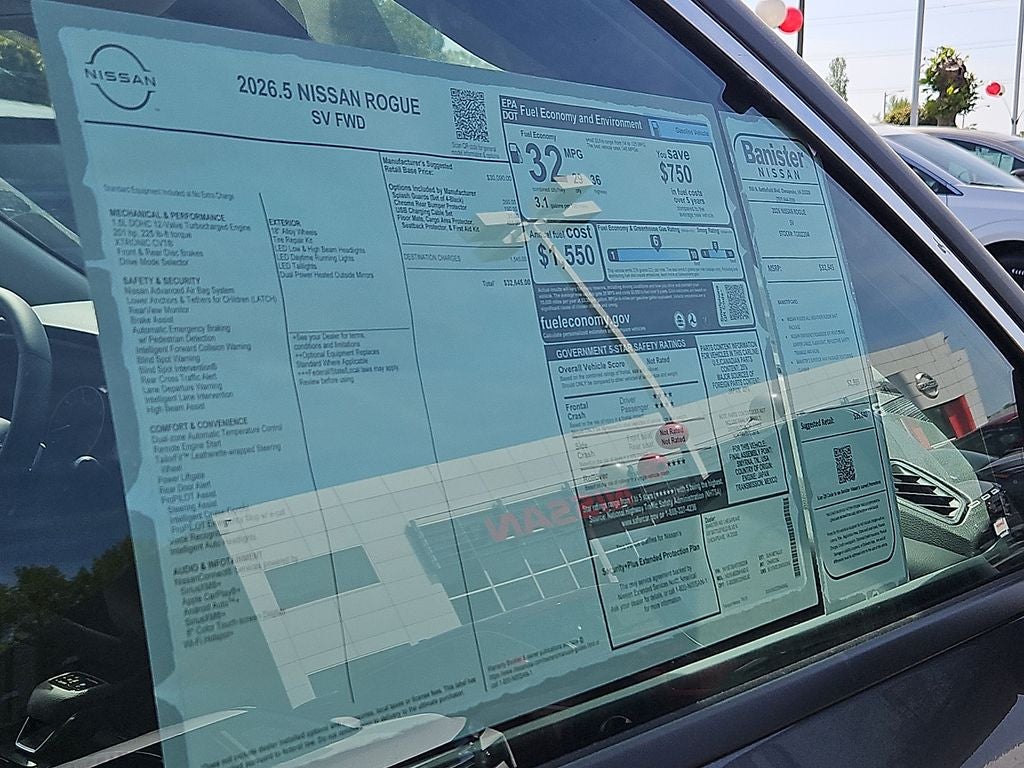 2026 Nissan Rogue SV