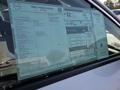 2026 Nissan Rogue SV