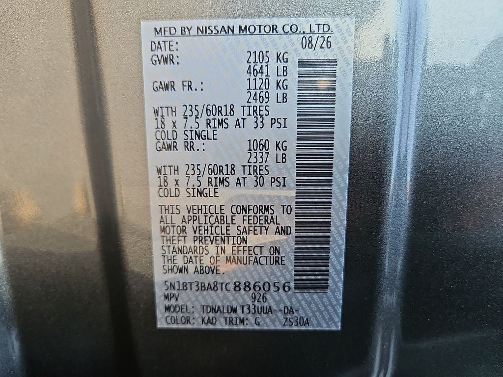 2026 Nissan Rogue SV