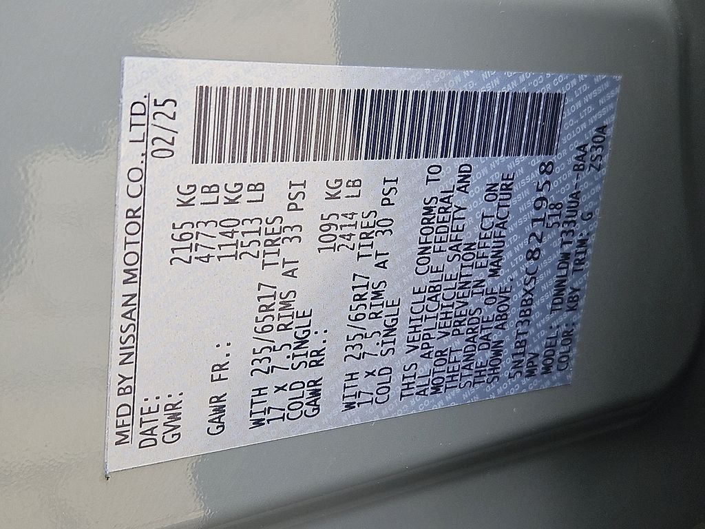 2025 Nissan Rogue Rock Creek