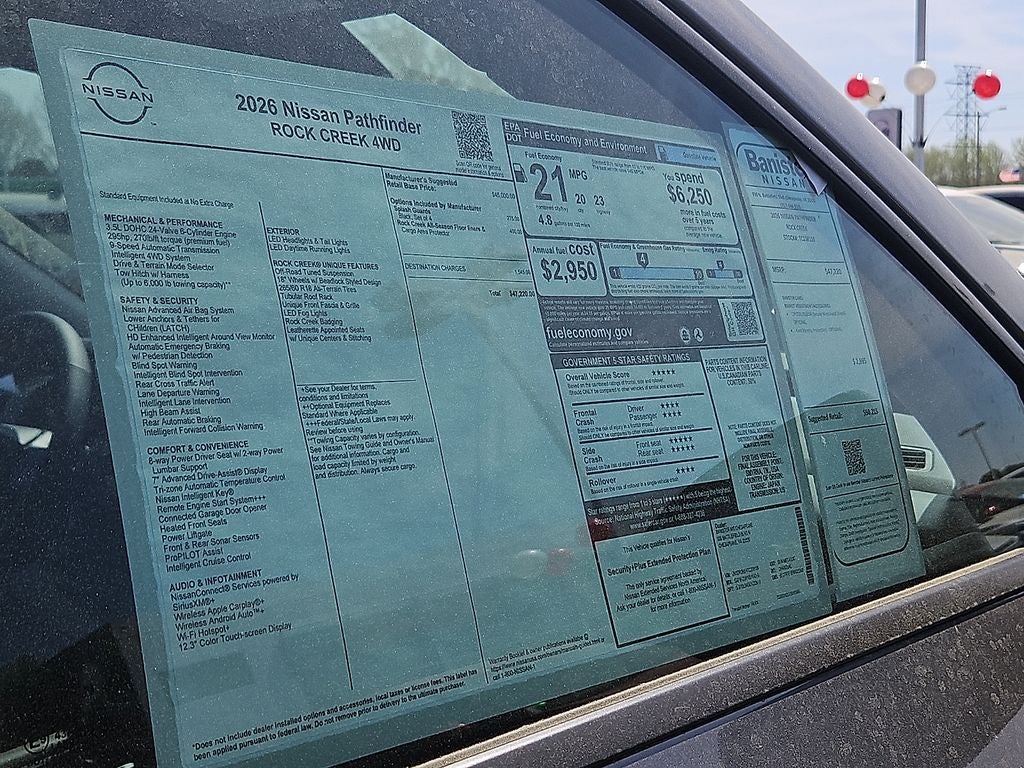 2026 Nissan Pathfinder Rock Creek