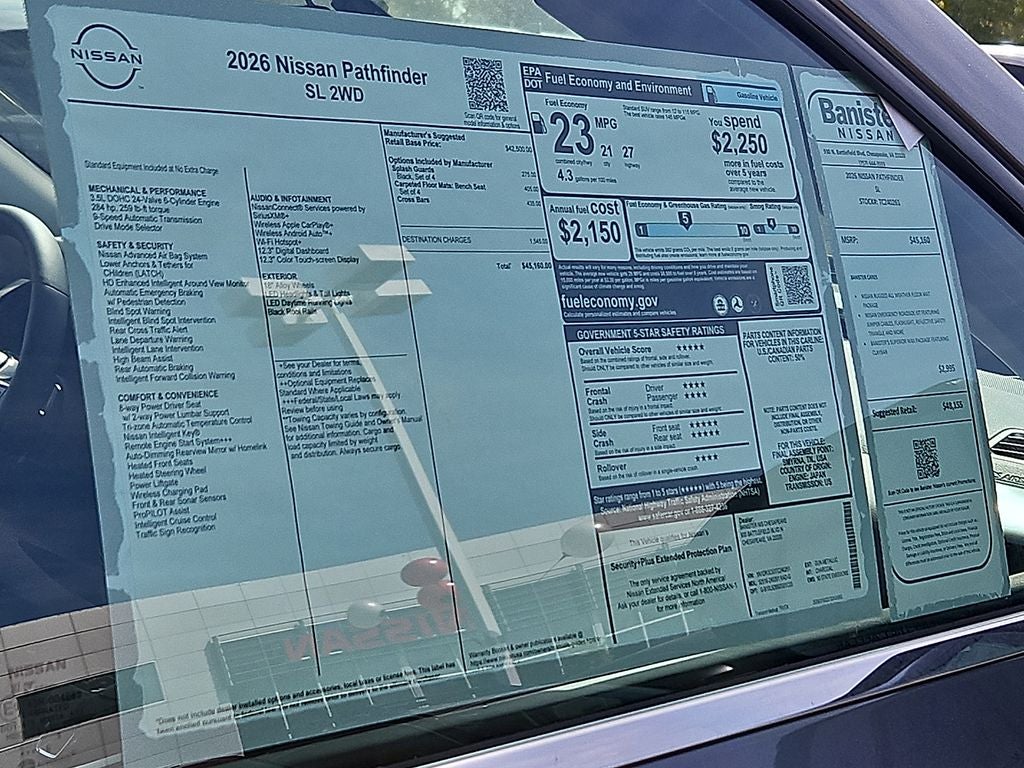 2026 Nissan Pathfinder SL