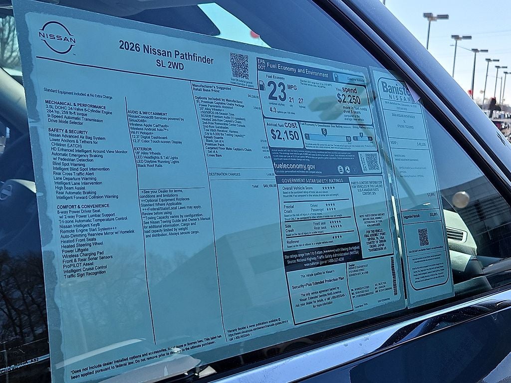 2026 Nissan Pathfinder SL