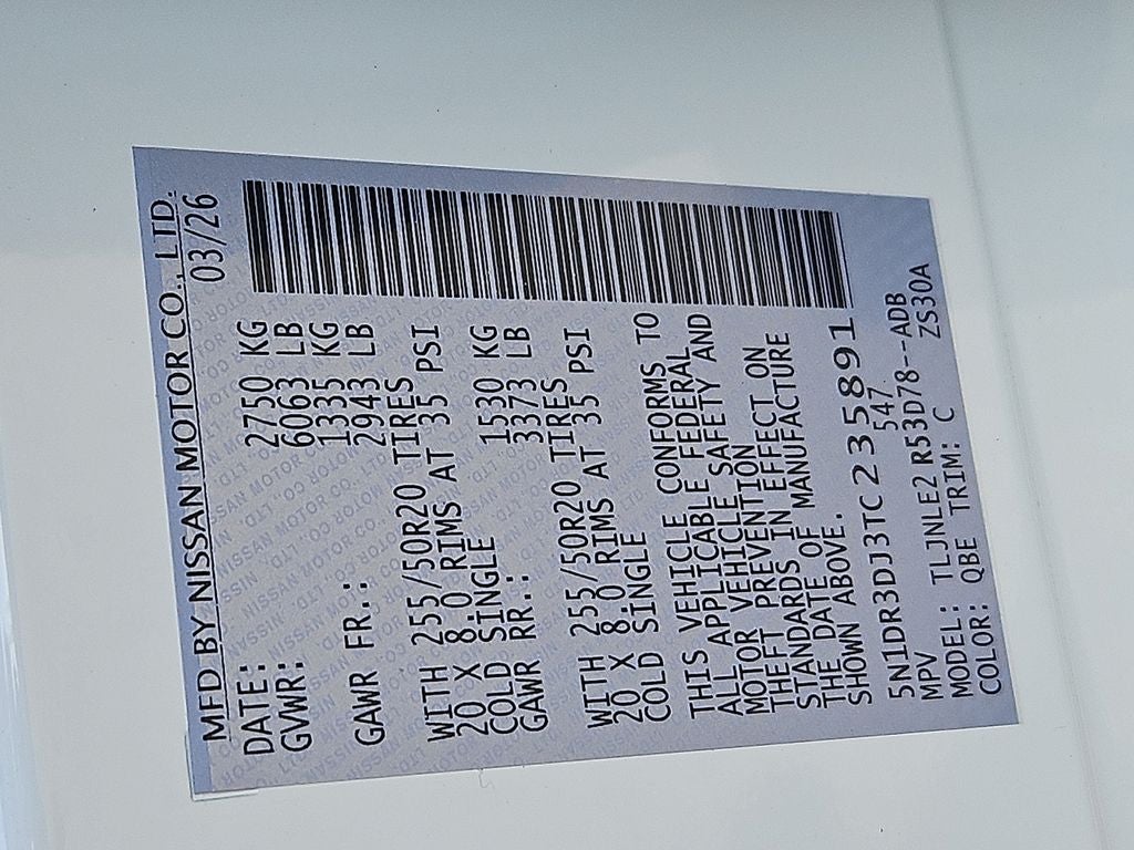 2026 Nissan Pathfinder Platinum