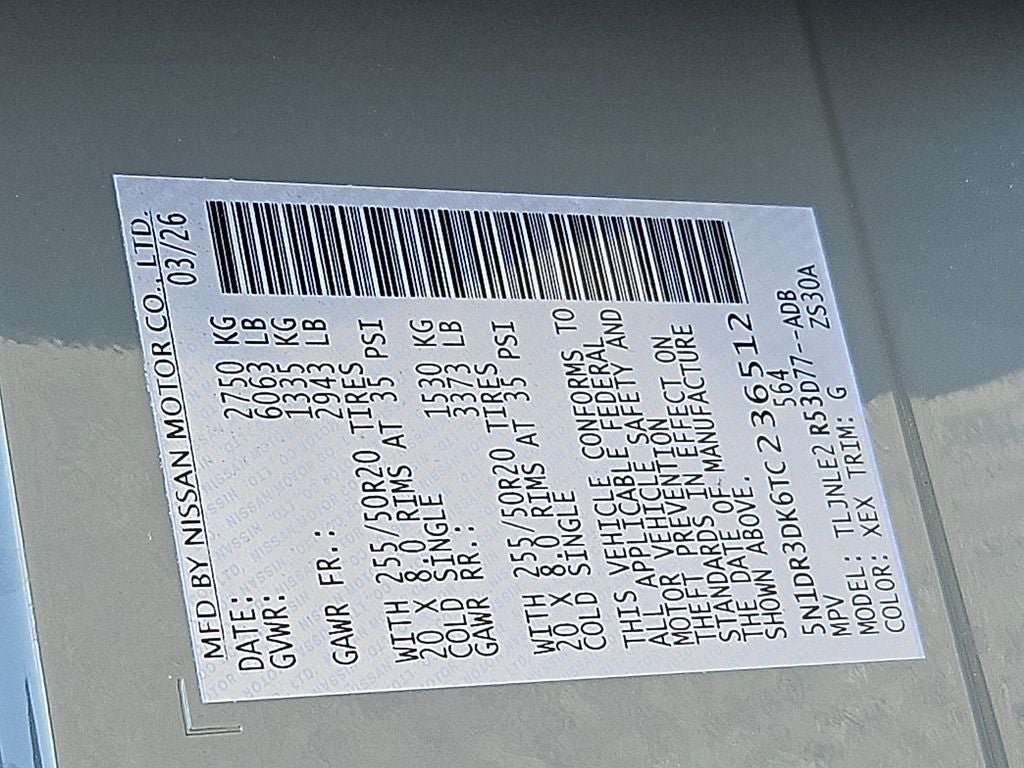 2026 Nissan Pathfinder Platinum