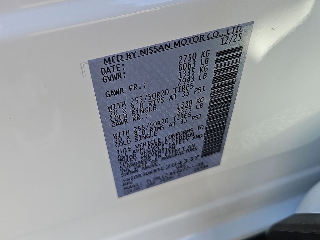 2026 Nissan Pathfinder Platinum