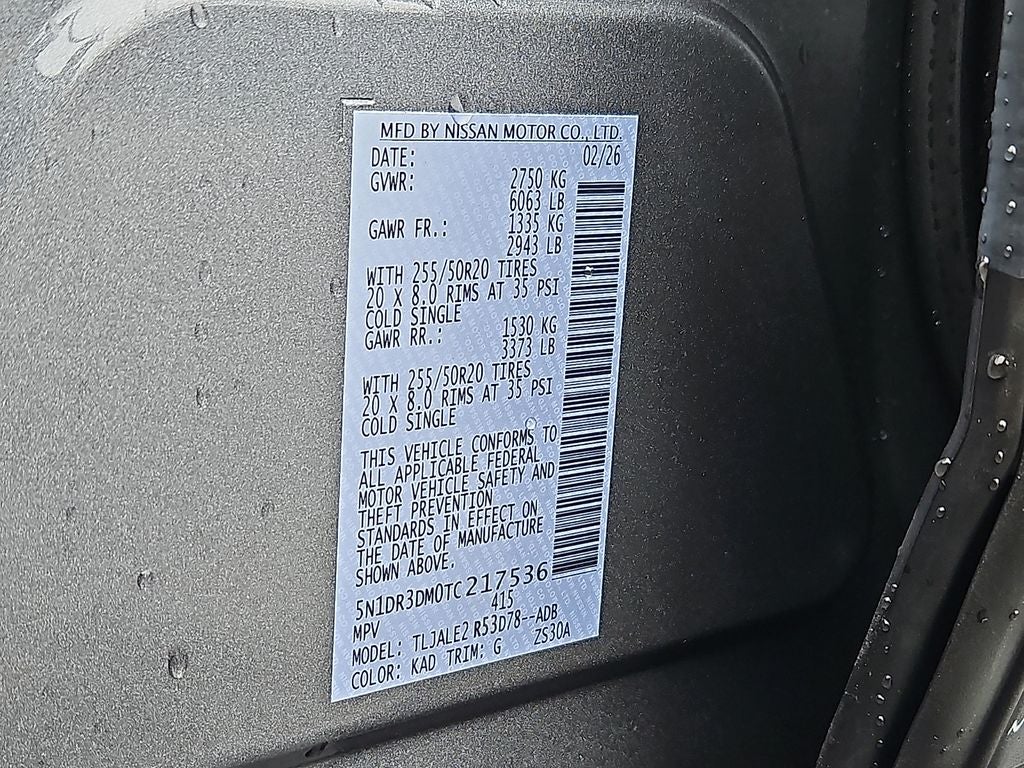 2026 Nissan Pathfinder Platinum