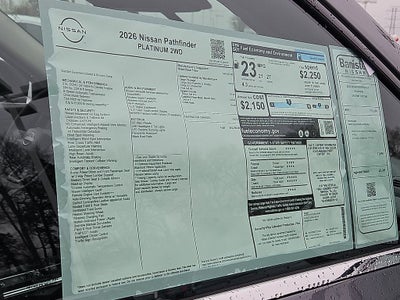 2026 Nissan Pathfinder Platinum