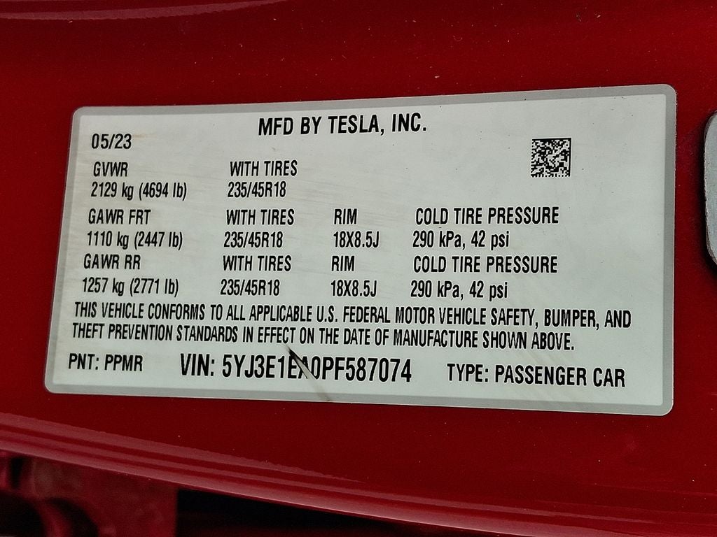 2023 Tesla Model 3 Base