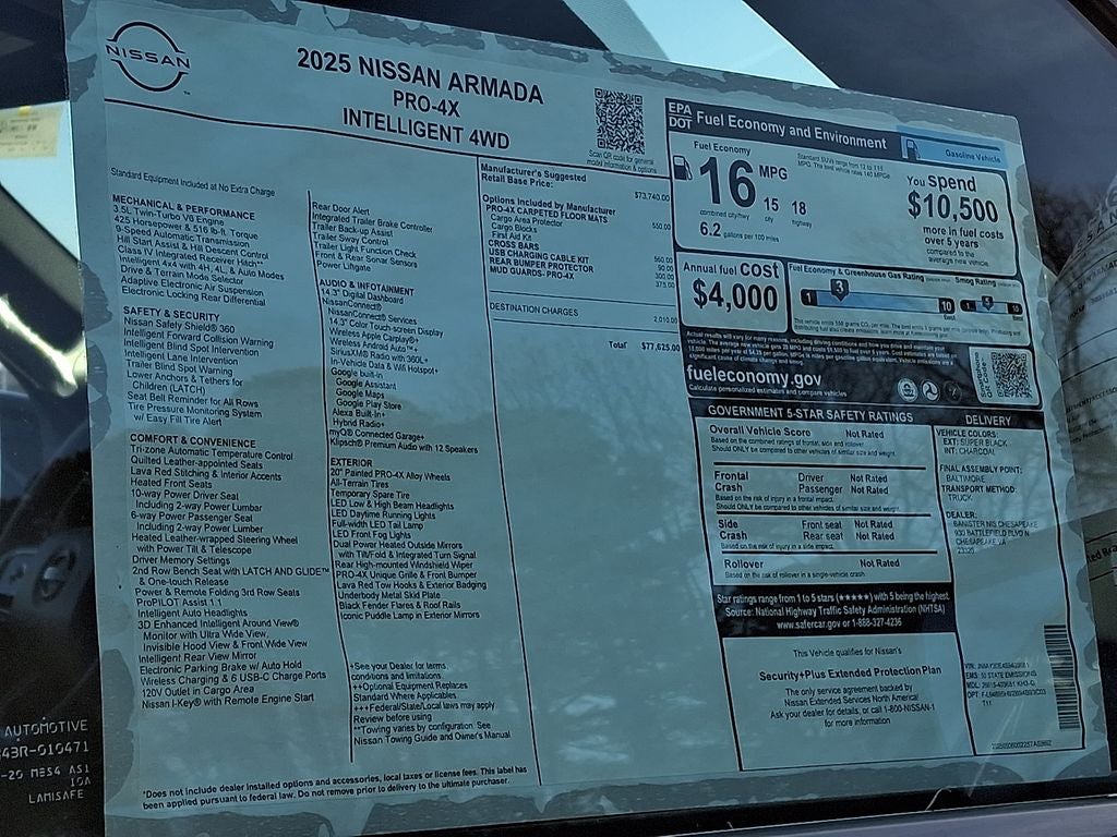 2025 Nissan Armada PRO-4X