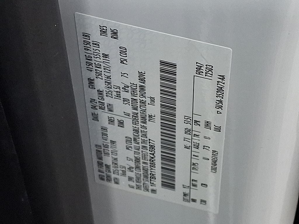 2024 Ford Transit Van Base