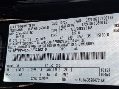 2025 Ford F-150 Tremor